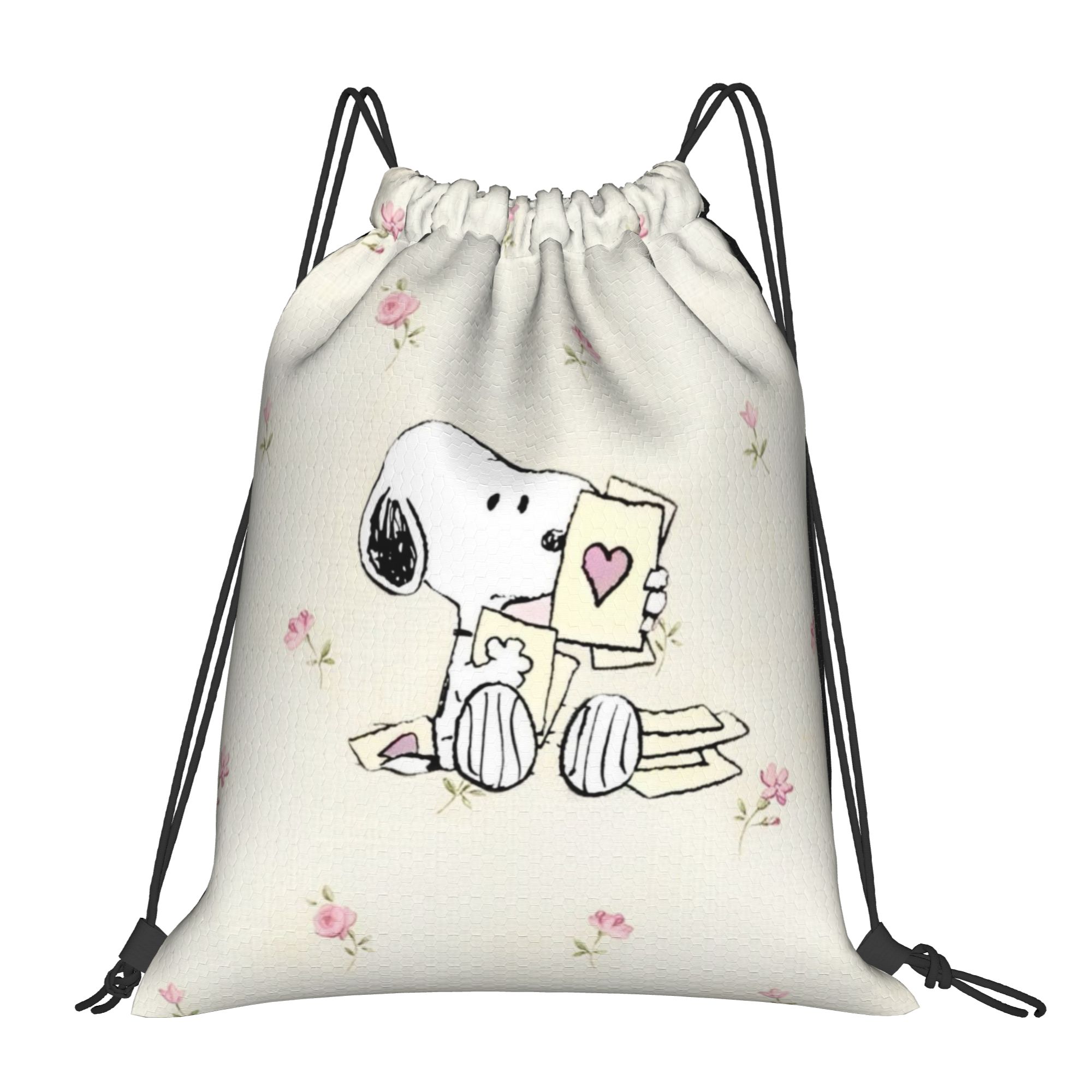 Drawstring Gym Bag - S-Snoopys Loving Gesture バックパック 巾着スポーツバッグ ジムバッグ