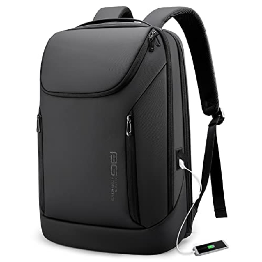Laptop Backpack 15.6 - ビジネススマートバックパック 防水仕様 15.6インチノートパソコン対応 USB充電ポート付き 旅行用耐久性バックパック