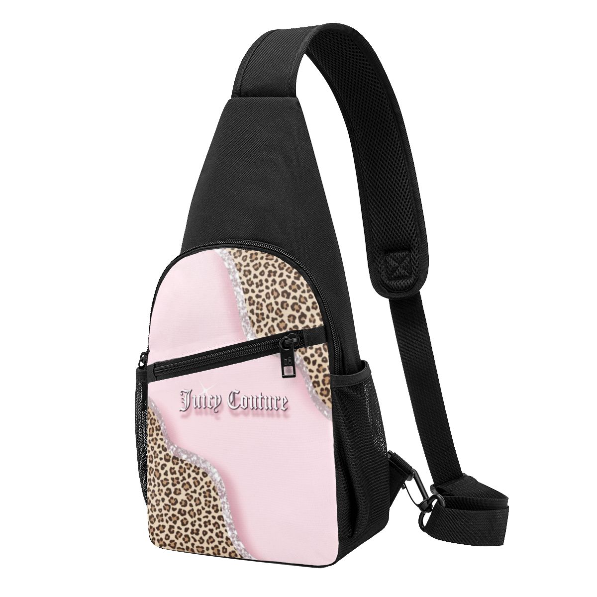Sling Backpack Shoulder - ジューシークチュール クラシックチェストバッグ メンズ スリング クロスボディ バックパック