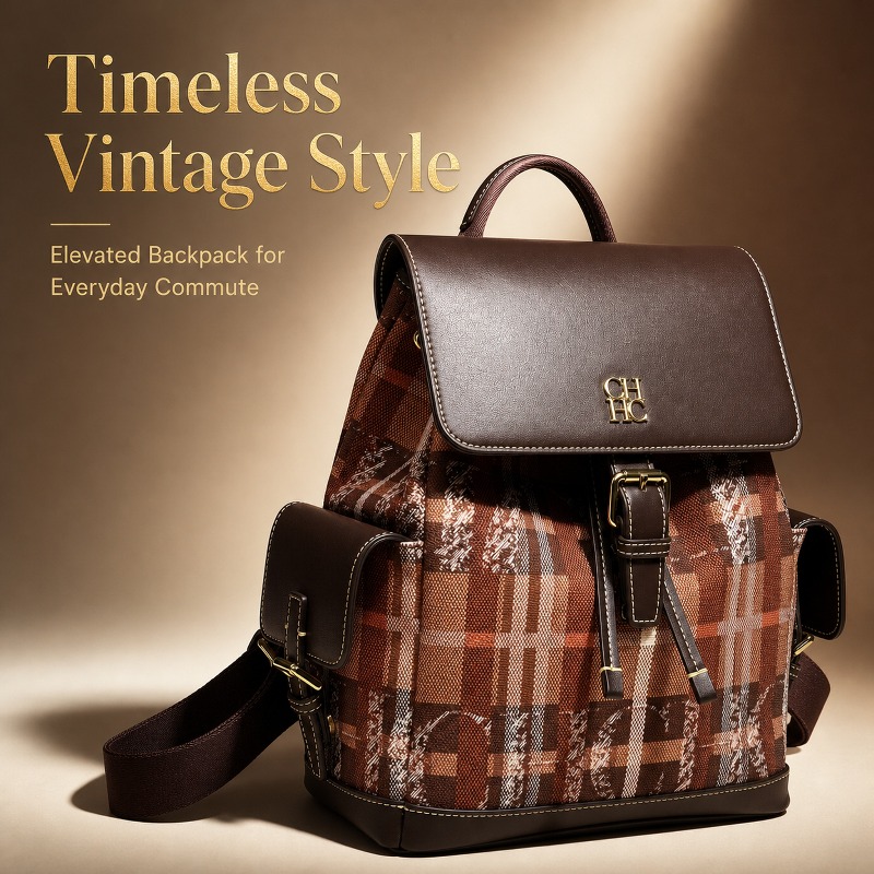 Fashion Backpack Women - CHHC ファッションカラーブロックバックパックデート多用途プレッピースタイルバッグ学生学校ライト高級女性アウトドア