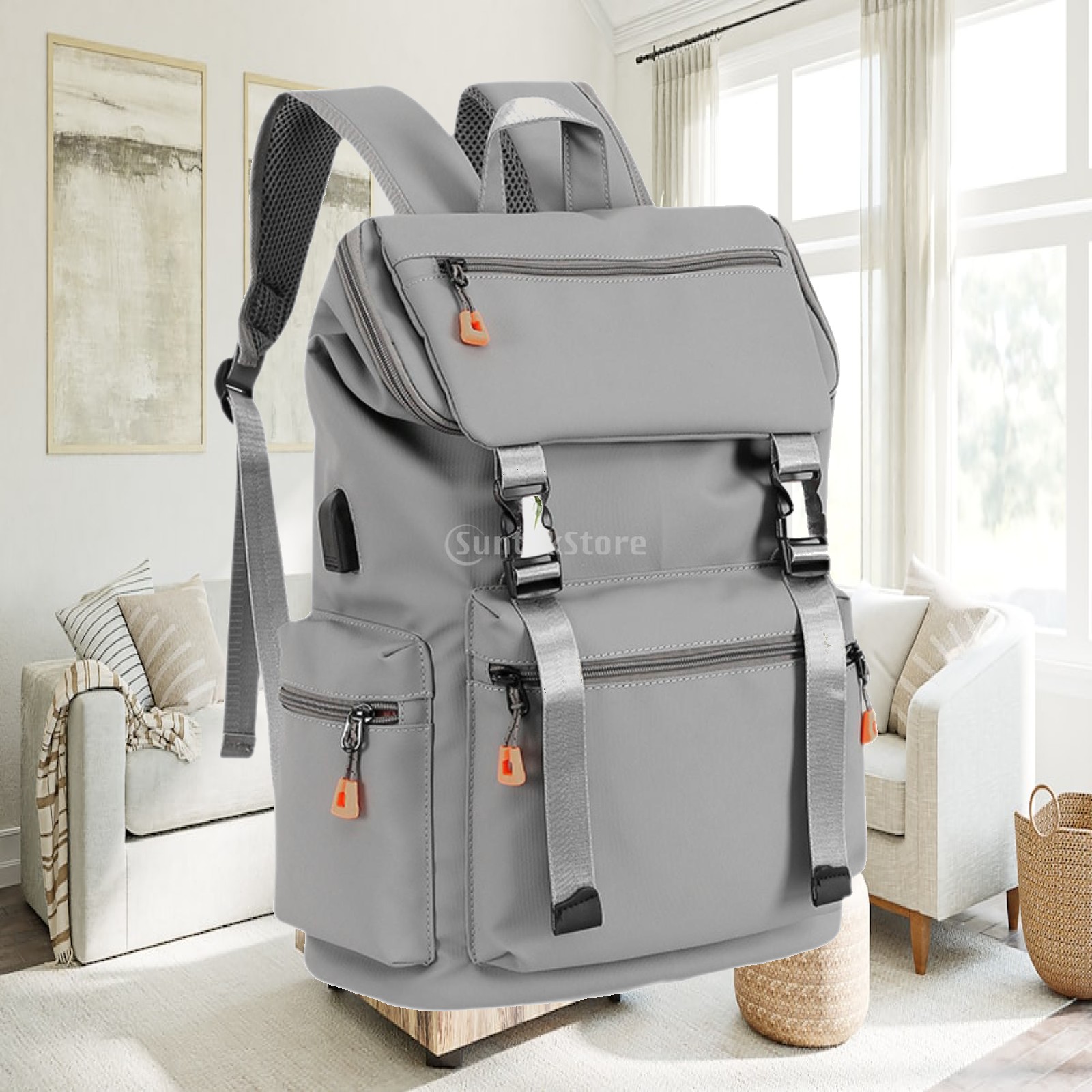 Fashion Backpack Women - カジュアルバックパックオーガナイザーキャリーバッグポケットファッショナブルな調節可能なストラップ毎日の仕事用バックパックビジネス女性アウトドアデート
