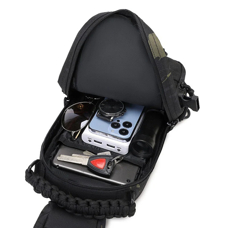 メンズウエストバッグスポーツショルダーアウトドアファニーパッ - Sling Backpack Shoulder のレビューと価格