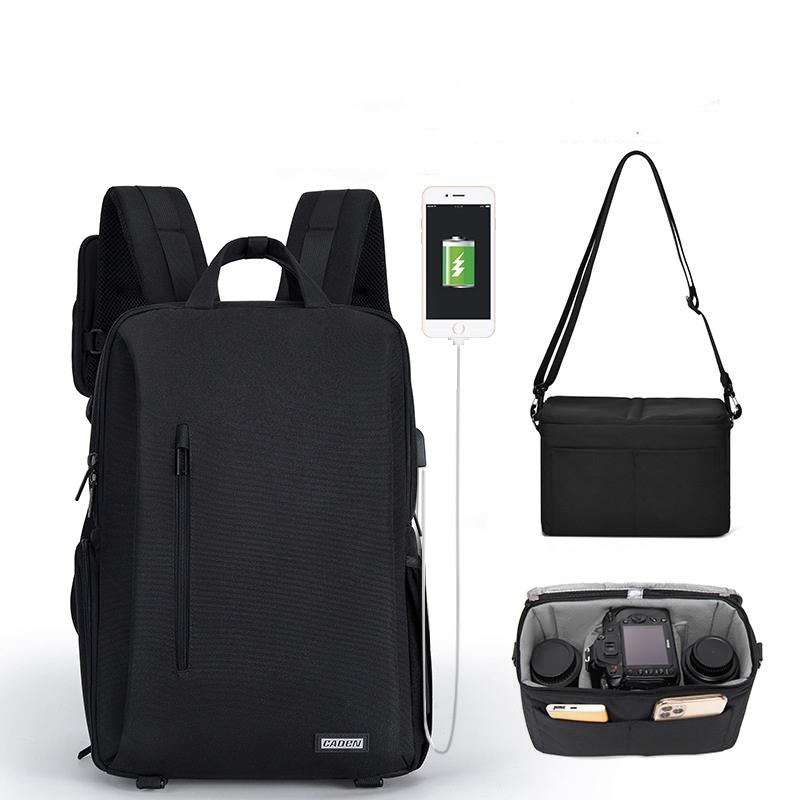 大型カメラバックパック DSLR/SLR/ミラーレス写真用  - Laptop Backpack 15.6 のレビューと価格