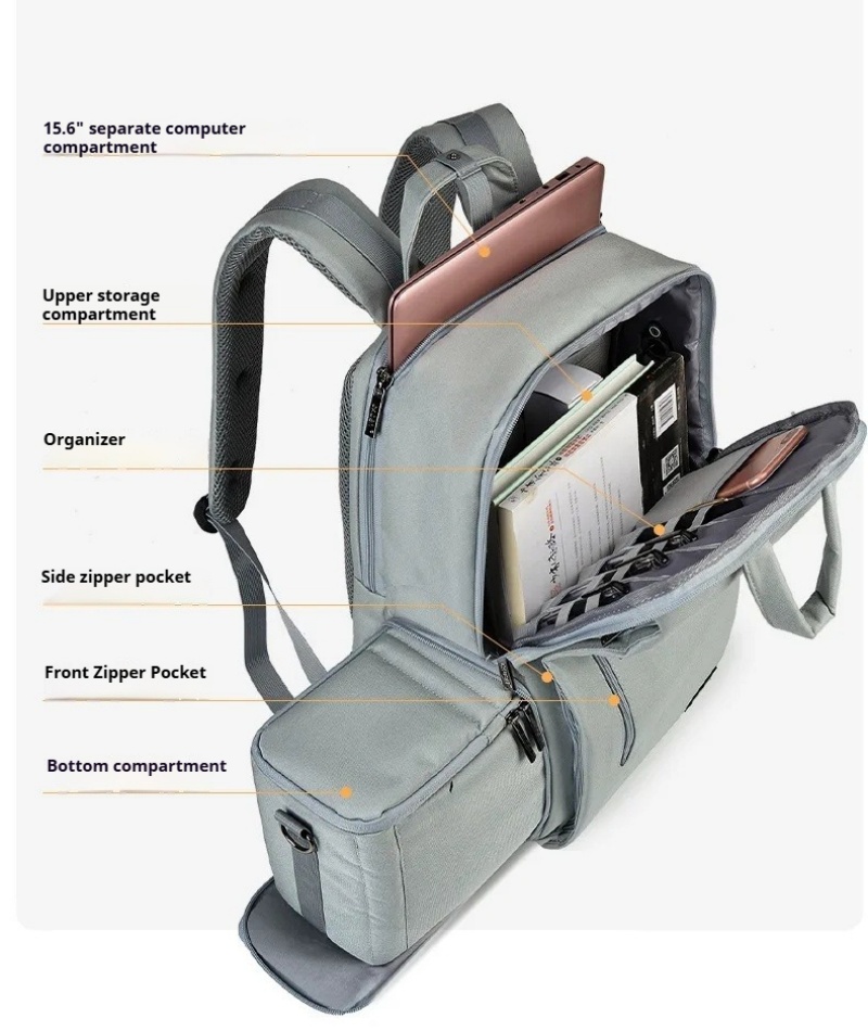 大型カメラバックパック DSLR/SLR/ミラーレス写真用  - Laptop Backpack 15.6 のレビューと価格
