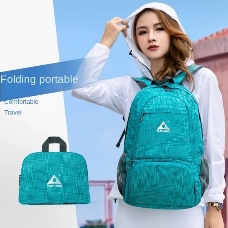 折りたたみ式軽量スキンバックパック アウトドア旅行 カジュア - Foldable Backpack Small のレビューと価格