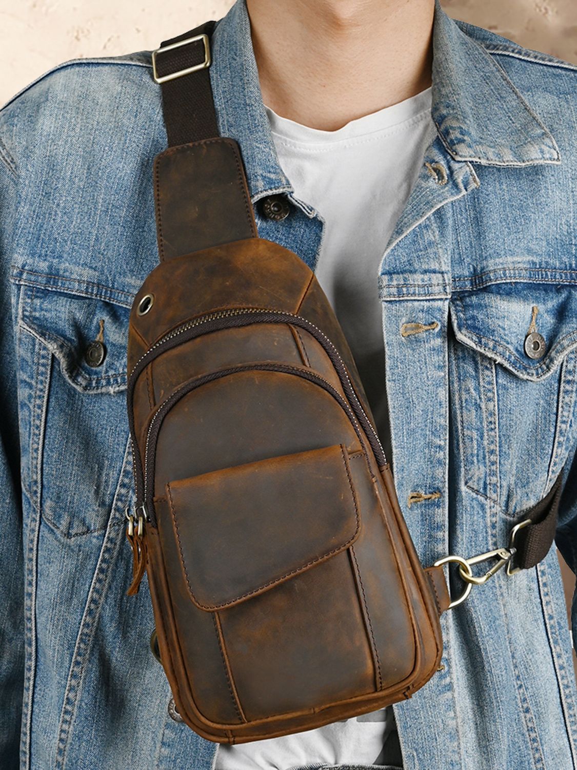 デザイナー高級多機能男性チェストバッグ大容量アウトドア男性ス - Sling Backpack Shoulder のレビューと価格