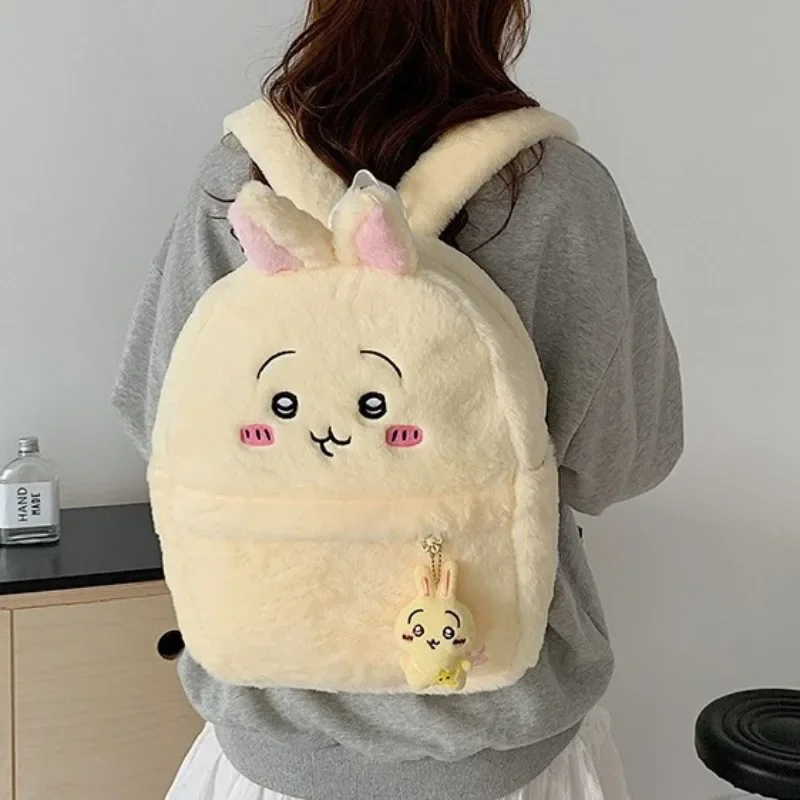 ちいかわバックパック 可愛いアニメ ちぃ ハチワレ ウサギ  - School Backpack Teen のレビューと価格