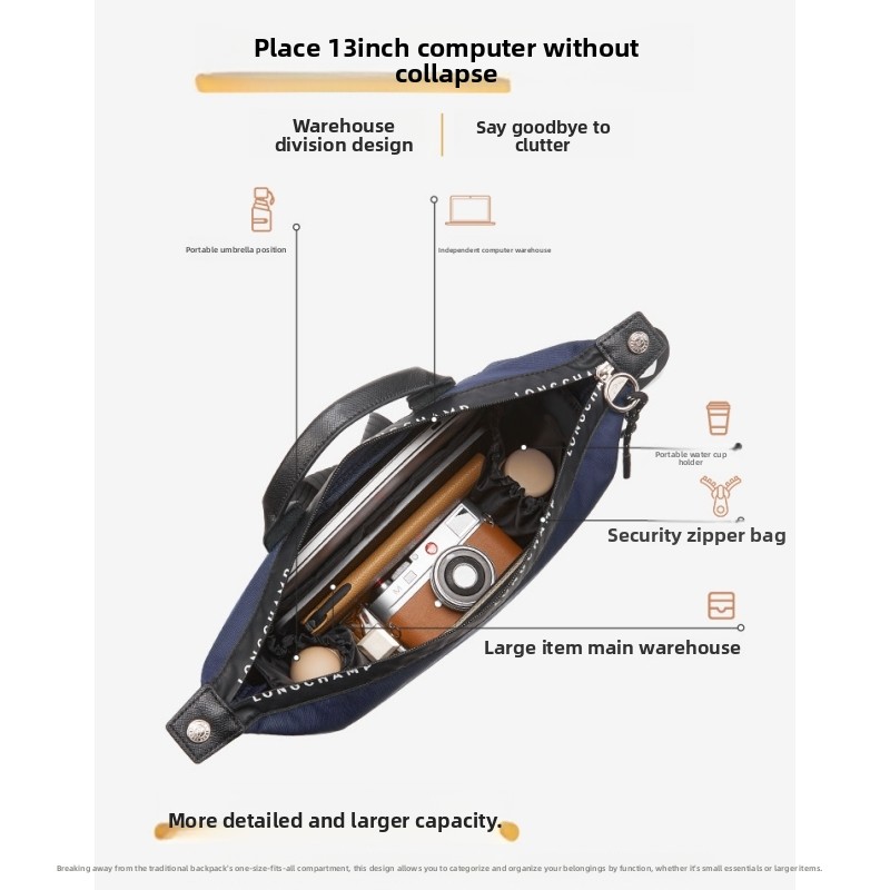 バッグオーガナイザーインサート ロングシャン エナジーバック - Backpack Insert Organizer のレビューと価格