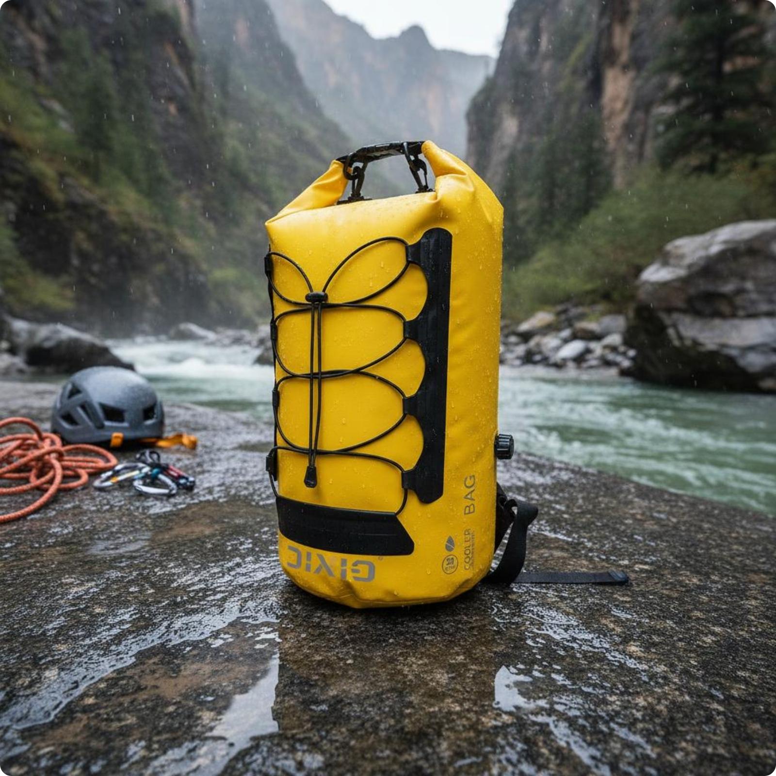 キャンプ用防水バックパック、断熱アウトドアパック、ギアキャリ - Hiking Backpack Waterproof のレビューと価格