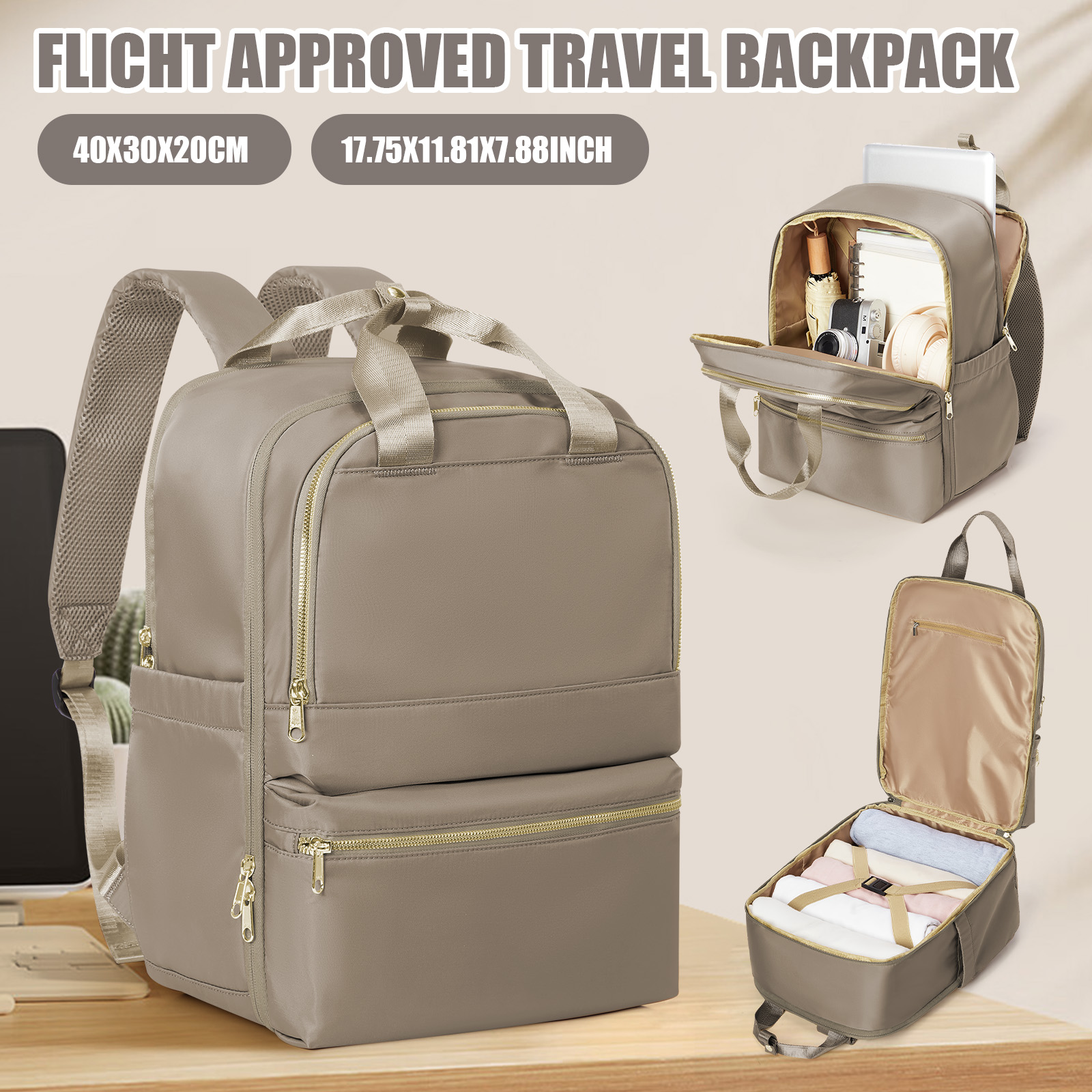 ライアンエア 40x30x20 トラベルバックパック 女性用 - Fashion Backpack Women のレビューと価格
