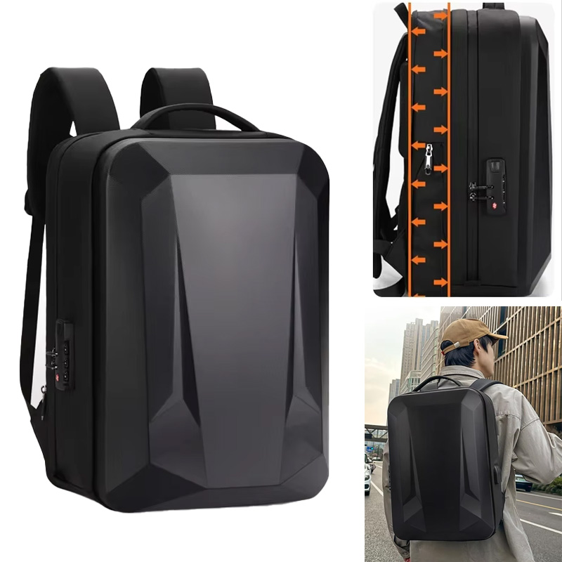 15.6-16インチのハードシェルラップトップ拡張可能なバッ - Laptop Backpack 15.6 のレビューと価格