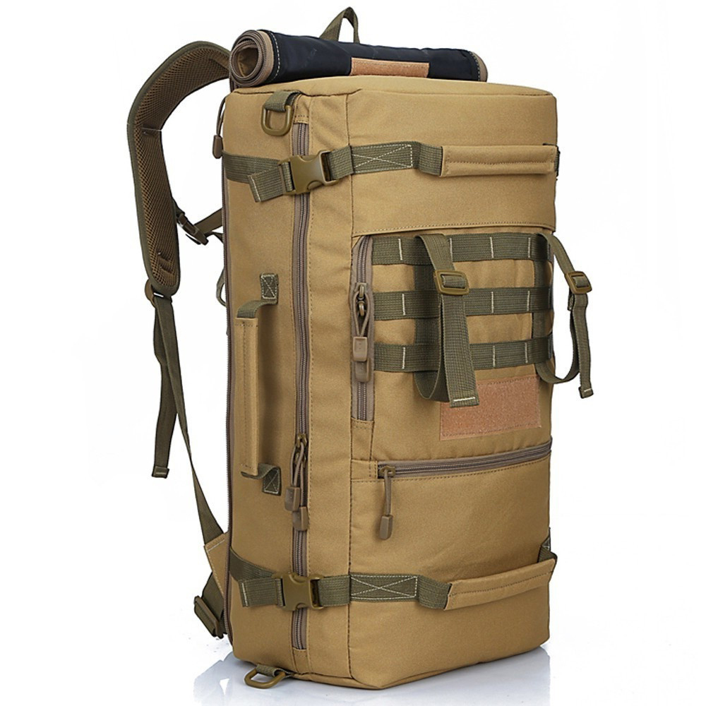 50L 戦術的な軍事バックパック男性屋外軍 3p トレッキン - Urban Backpack Tactical のレビューと価格