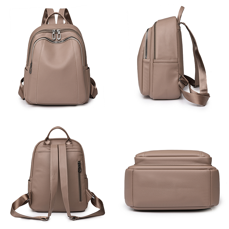 高品質の革のバックパック女性の大容量バックパック財布女性ヴィ - Mini Backpack Purse のレビューと価格