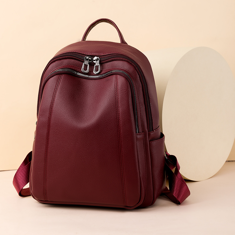 高品質の革のバックパック女性の大容量バックパック財布女性ヴィ - Mini Backpack Purse のレビューと価格