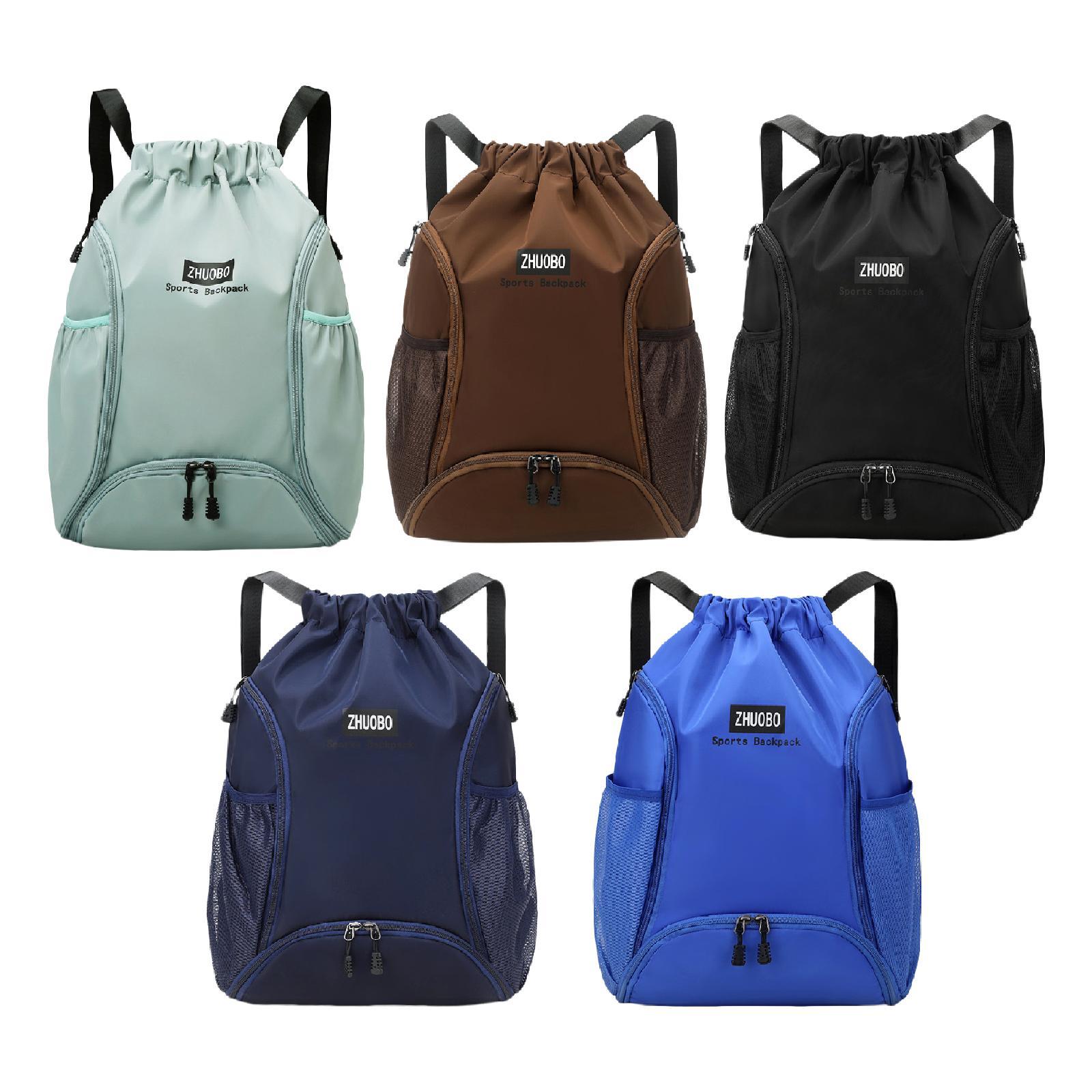 巾着式バスケットボールバックパックバッグ、調節可能なショルダ - Drawstring Gym Bag のレビューと価格
