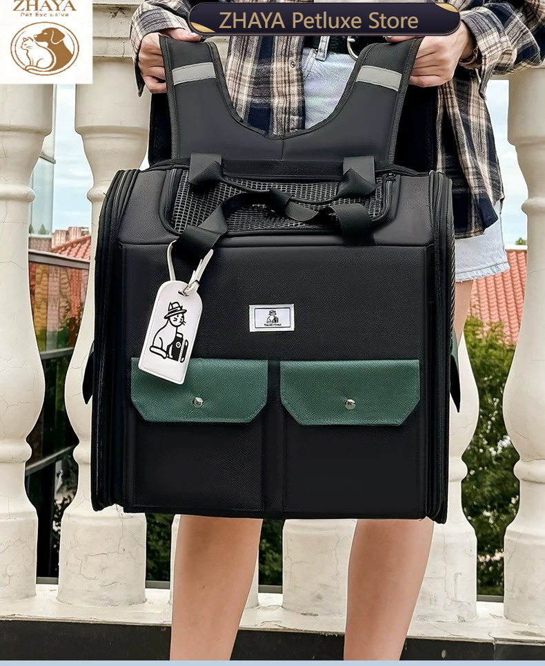 ZHAYA 大型猫用キャリーバックパック メインクーン猫や小 - Foldable Backpack Small のレビューと価格