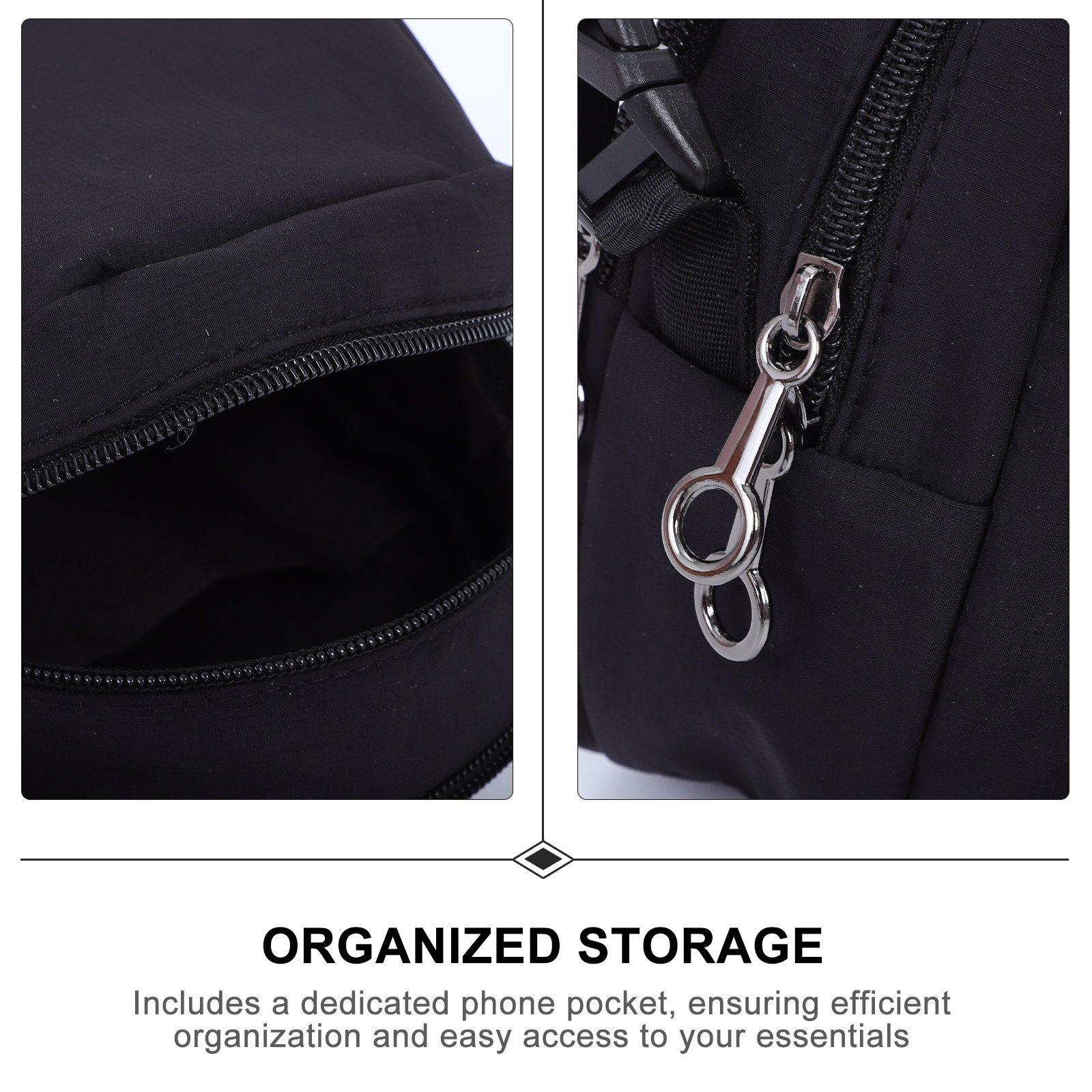軽量ブラックシェルバッグ クロスボディショルダーポーチ ユニ - Mini Backpack Purse のレビューと価格