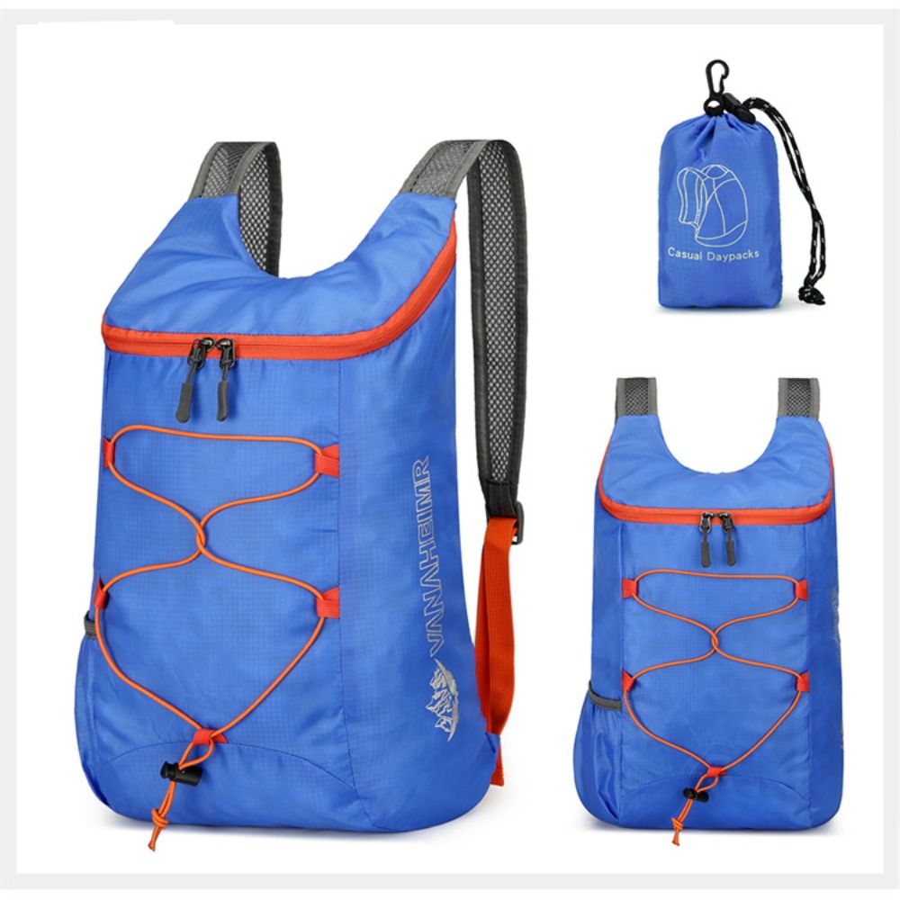 折りたたみスポーツバックパック防水ナイロン生地大容量キャンプ - Hiking Backpack Waterproof のレビューと価格