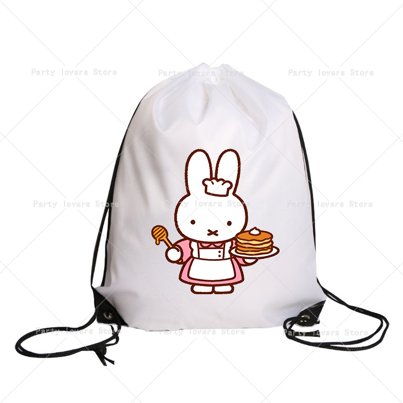 ミッフィー巾着バッグ女性防水ジムスポーツバンドルポケット衣類 - Drawstring Gym Bag のレビューと価格