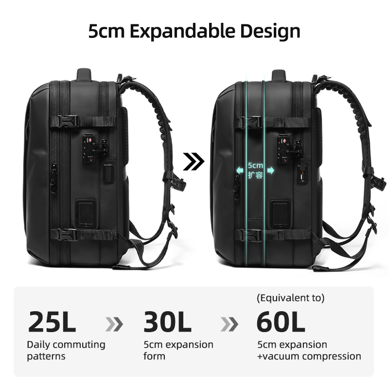 メンズトラベルバックパック ワンクリックスタートポンプ真空圧 - Travel Backpack Anti Theft のレビューと価格