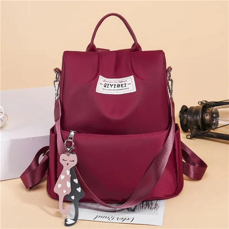 女性用防水オックスフォードバックパック,大容量,盗難防止,旅 - Travel Backpack Anti Theft のレビューと価格